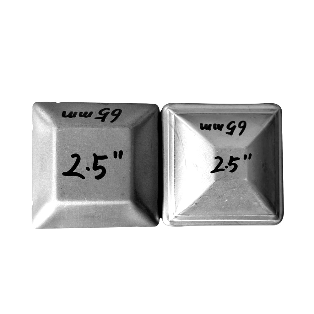Eone 2.5 x 2.5 Inch Square Steel Fence Post Cap