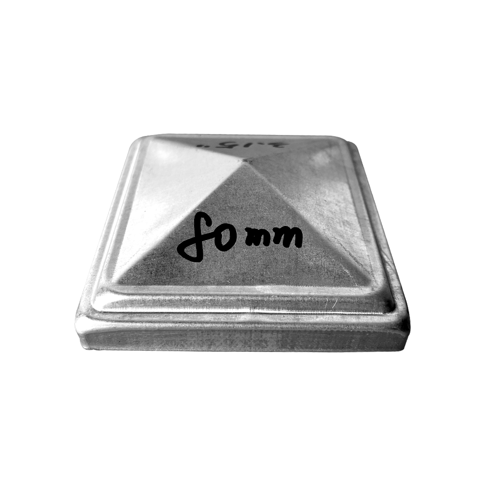 Eone 3.15 x 3.15 Inch Square Steel Fence Post Cap