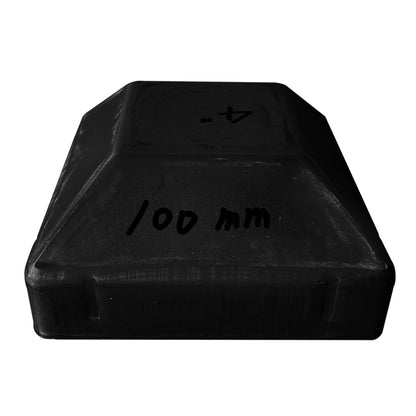 Eone 4 x 4 Inch Square Steel Fence Post Cap
