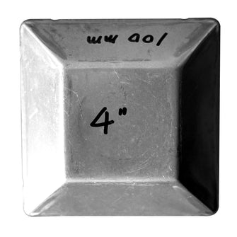 Eone 4 x 4 Inch Square Steel Fence Post Cap