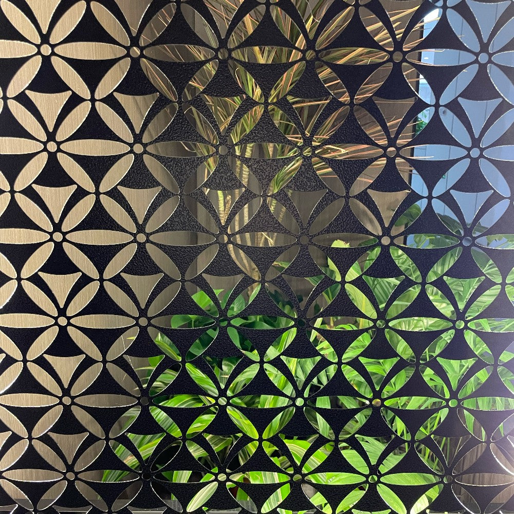 custom laser cut decorative metal screen panel