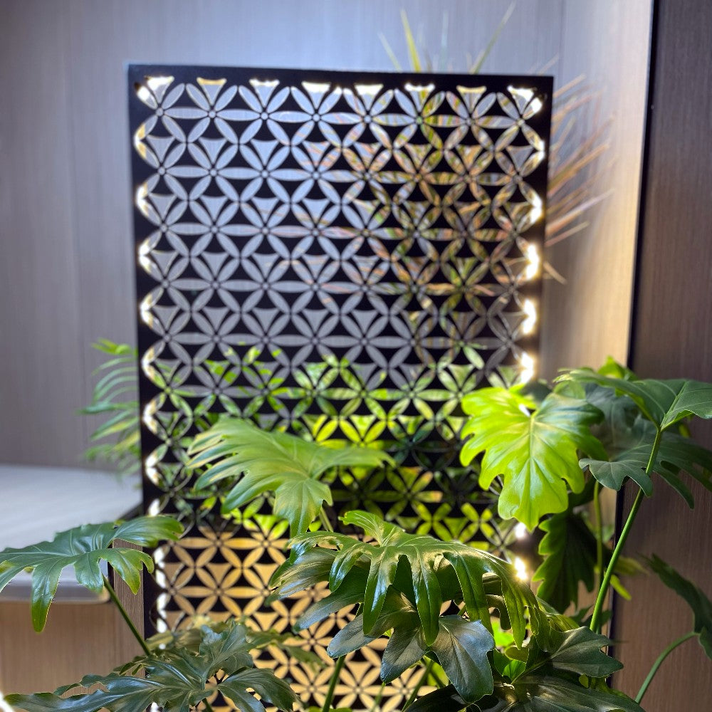 custom laser cut decorative metal screen panel