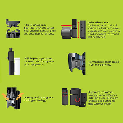 Eone Pool Safety Gate Latch Black - Eone Industry