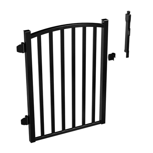 Eone 970mm Pedestrian Gate - Stain Black - Eone Industry