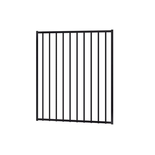 Eone Aluminium 975 x 1200mm Flat Top Pool Gate - Stain Black - Eone Industry