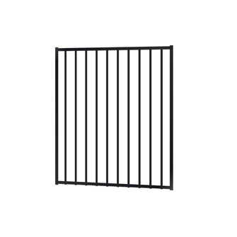 Eone Aluminium 975 x 1200mm Flat Top Pool Gate - Stain Black - Eone Industry